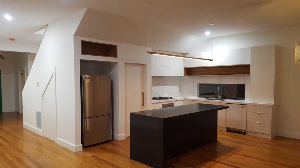 Camberwell, classic kitchen renovation with timber trimmings and floors.