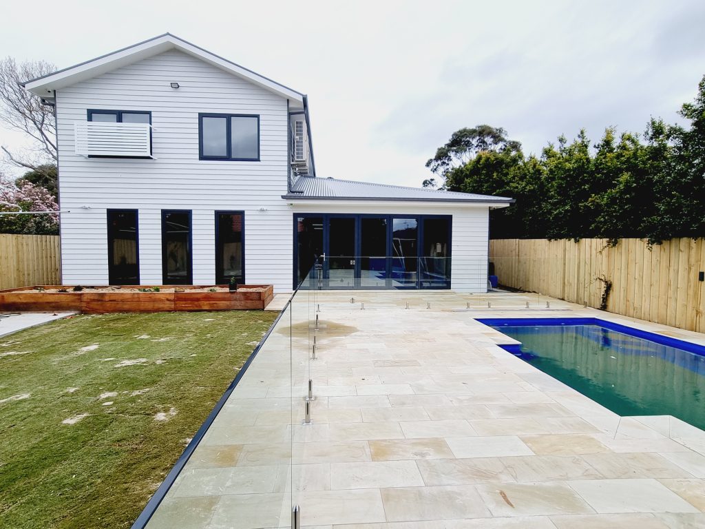 Weatherboard new home